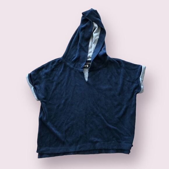 (3/$15) barry’s bootcamp • terry cloth sweater - Picture 3 of 3